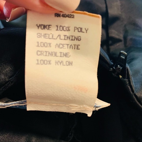 Gunne Sax Jessica McClintock 80s Tiered Sparkle Prom Dress - Picture 8 of 11